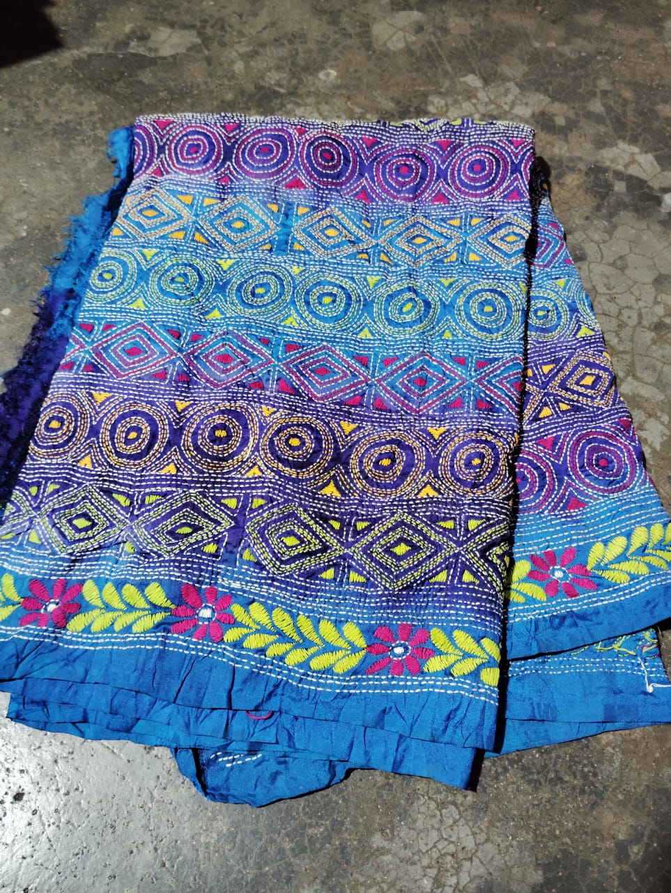 Kantha work Dupatta