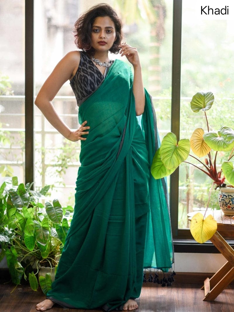 Khadi cotton sarees