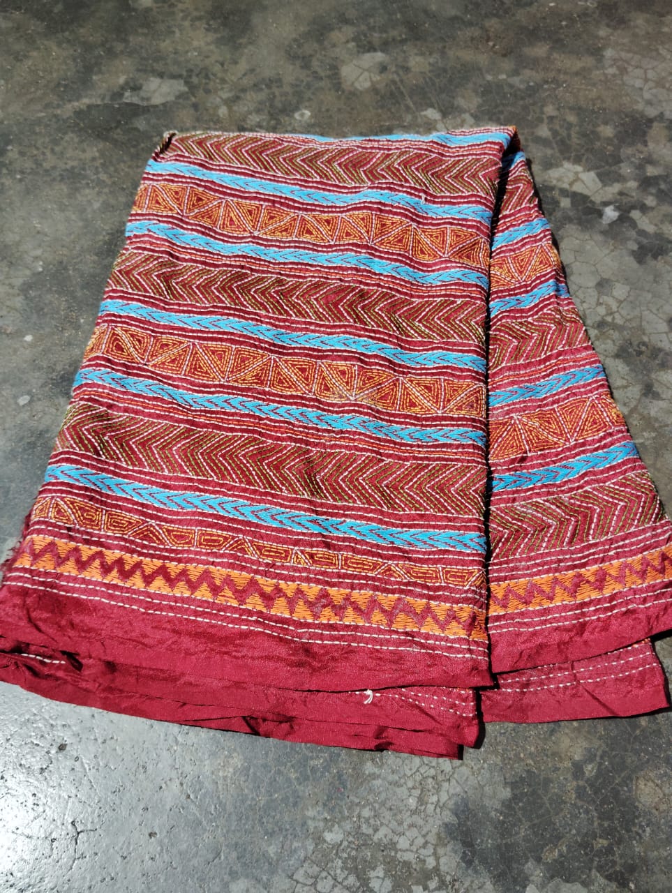 Kantha work Dupatta