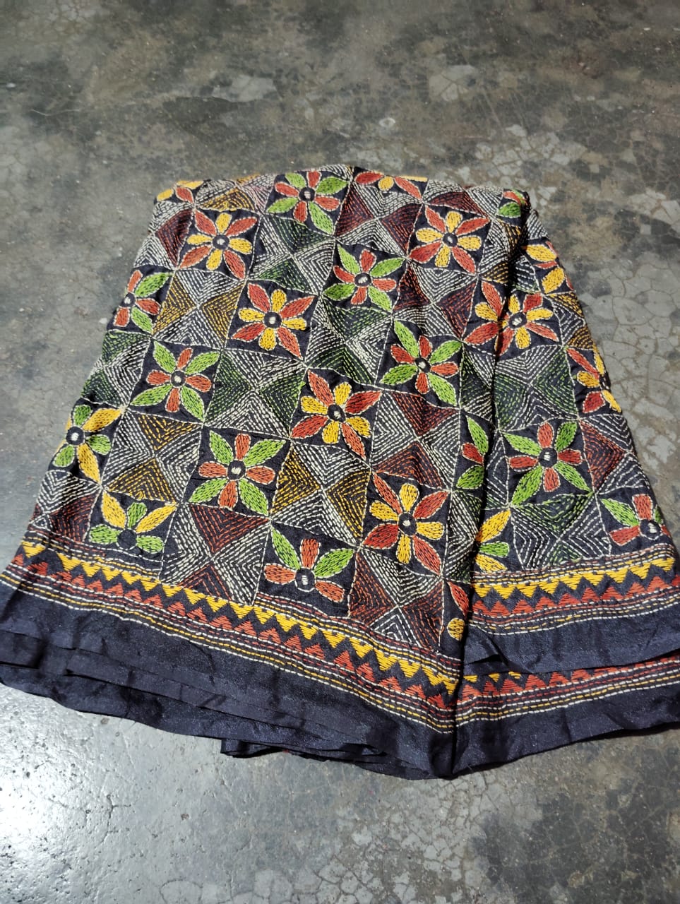 Kantha work Dupatta